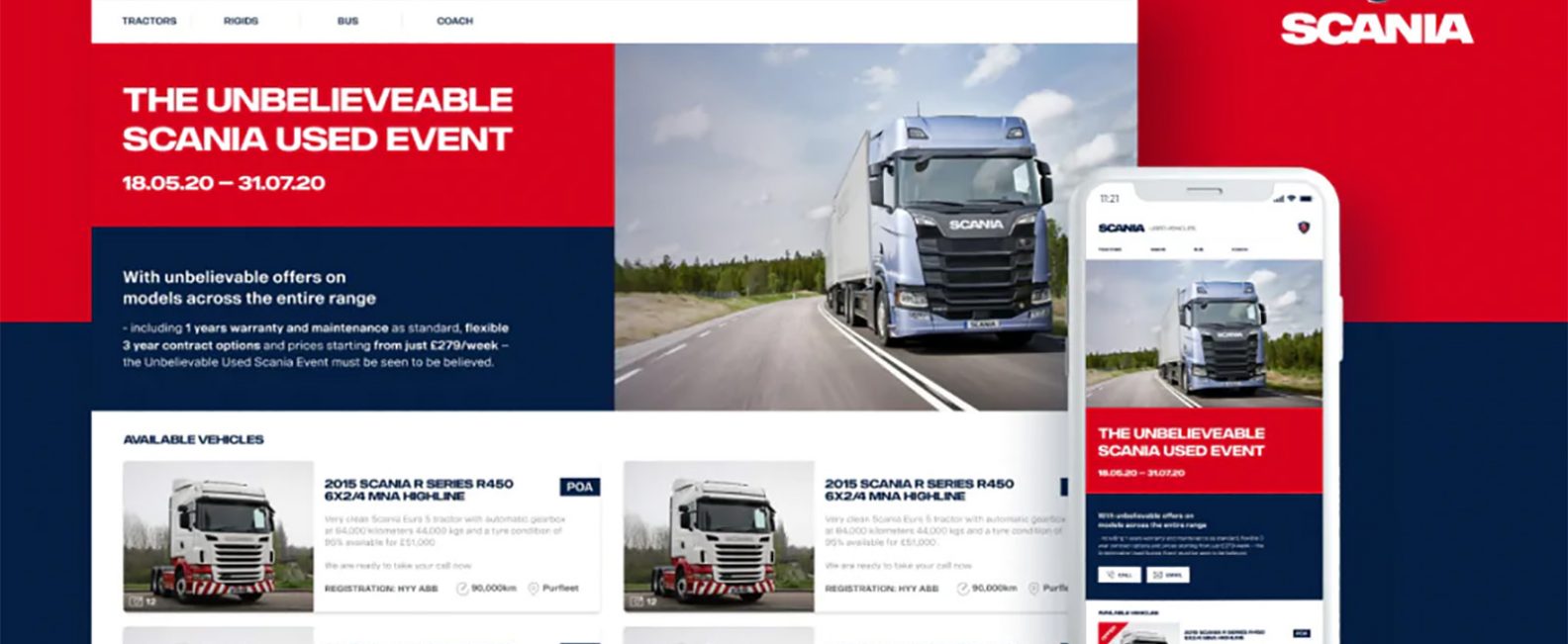 Helping Scania UK overtake the competition