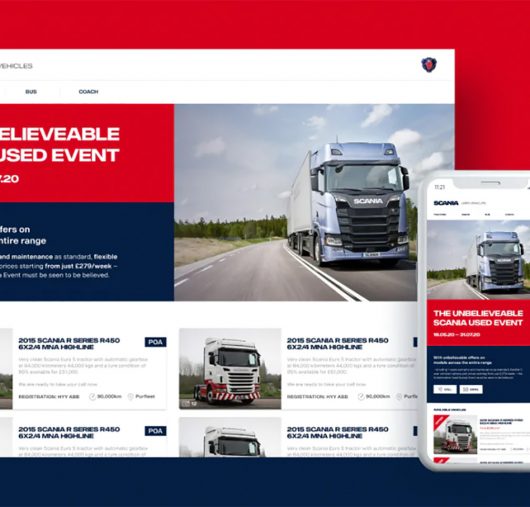 Helping Scania UK overtake the competition